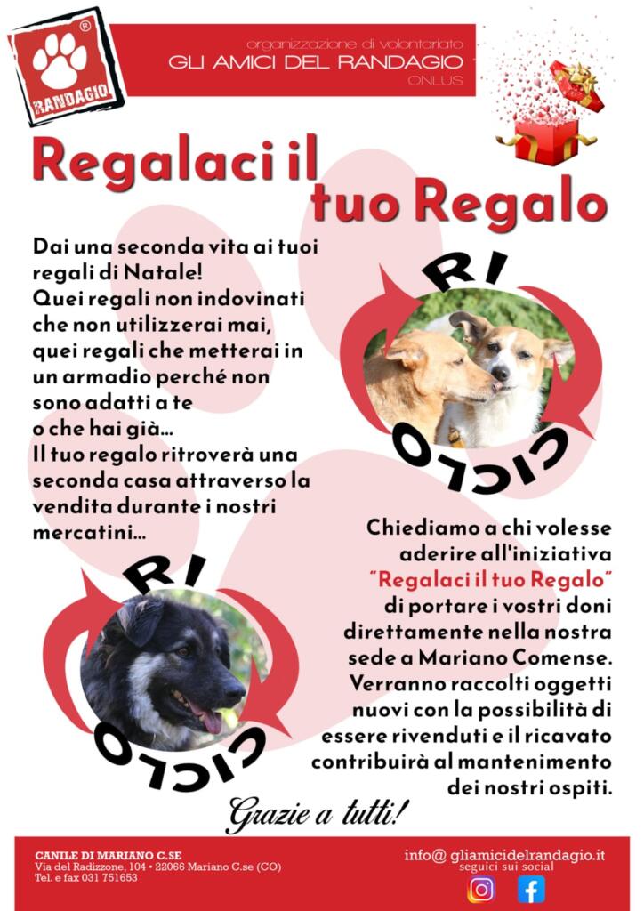 regalaci il tuo regalo